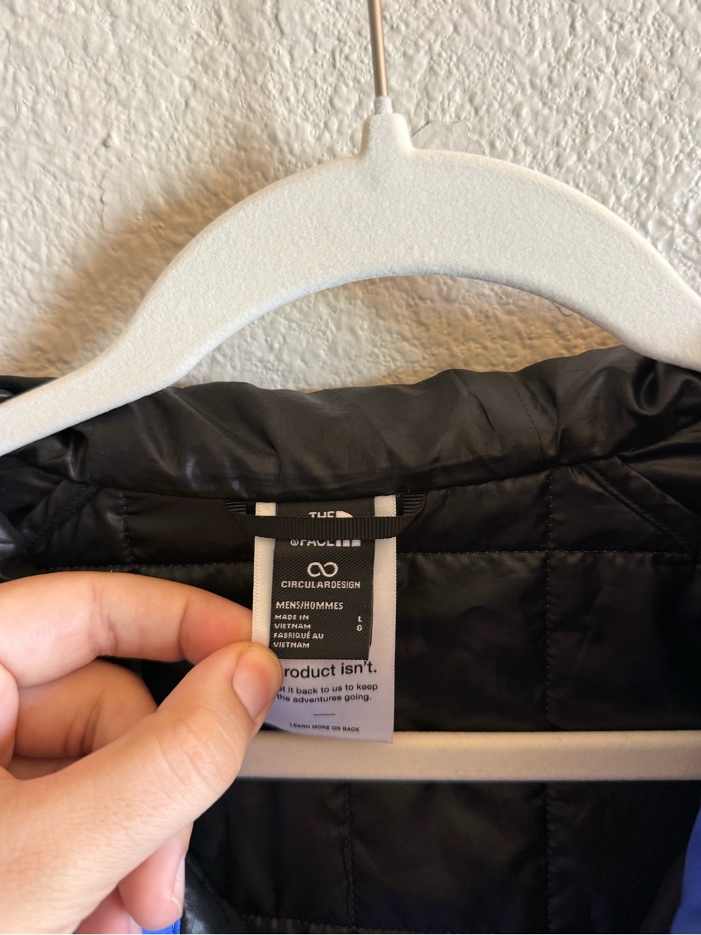 NWOT The North Face Circaloft Hoodie Puffer Jacket Men's Large Solar Blue - Picture 4 of 9
